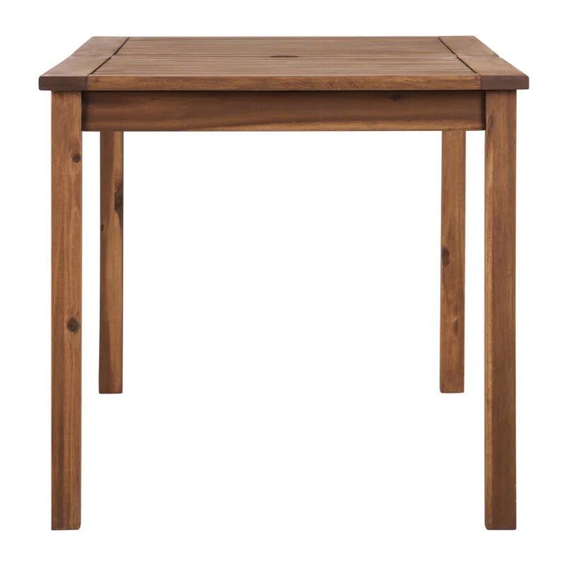 Acacia Wood Rectangular Patio Dining Table