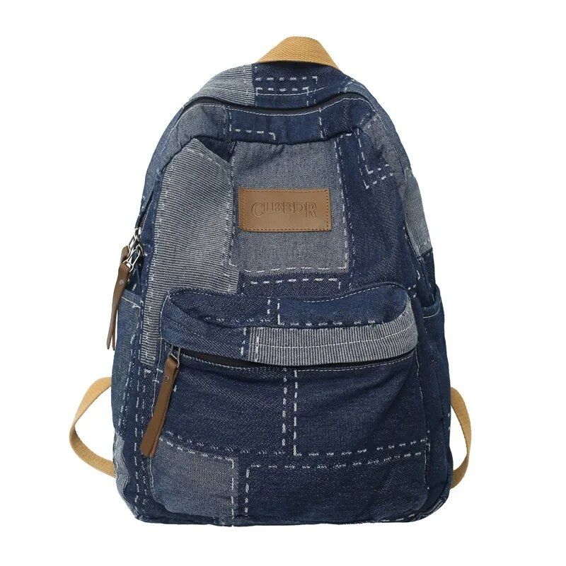 Chic Vintage Denim Backpack