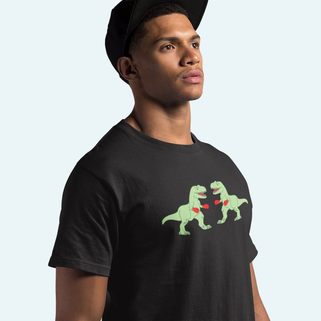 Boxing Dinosaur T-Shirt Made in USA