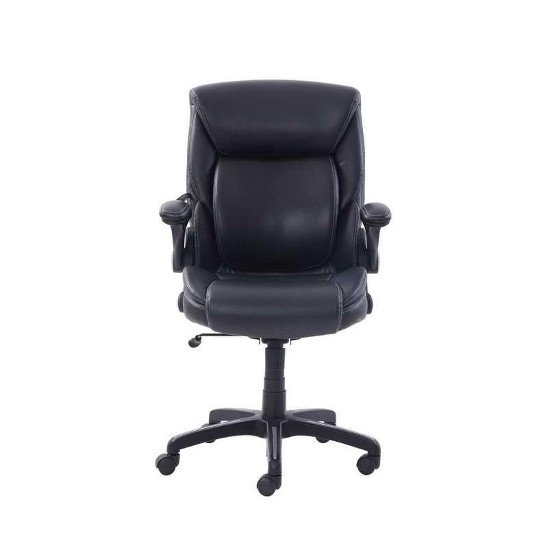 Luxurious Air Lumbar Leather Office Chair: Ergonomic, Adjustable, and Rotatable