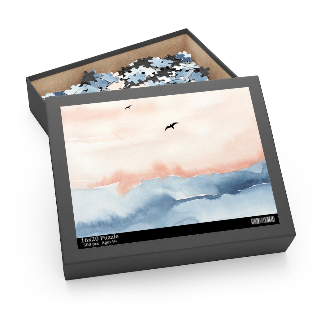 Beach and Birds Jigsaw Puzzle 500-Piece