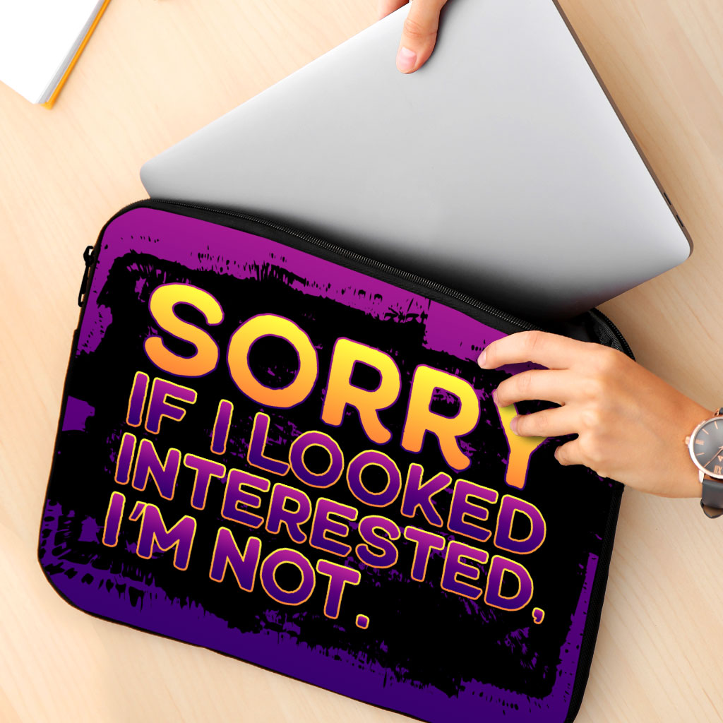 Sarcastic MacBook Pro 16" Two-Sided Sleeve - Graphic Laptop Sleeve - Funny Design MacBook Sleeve