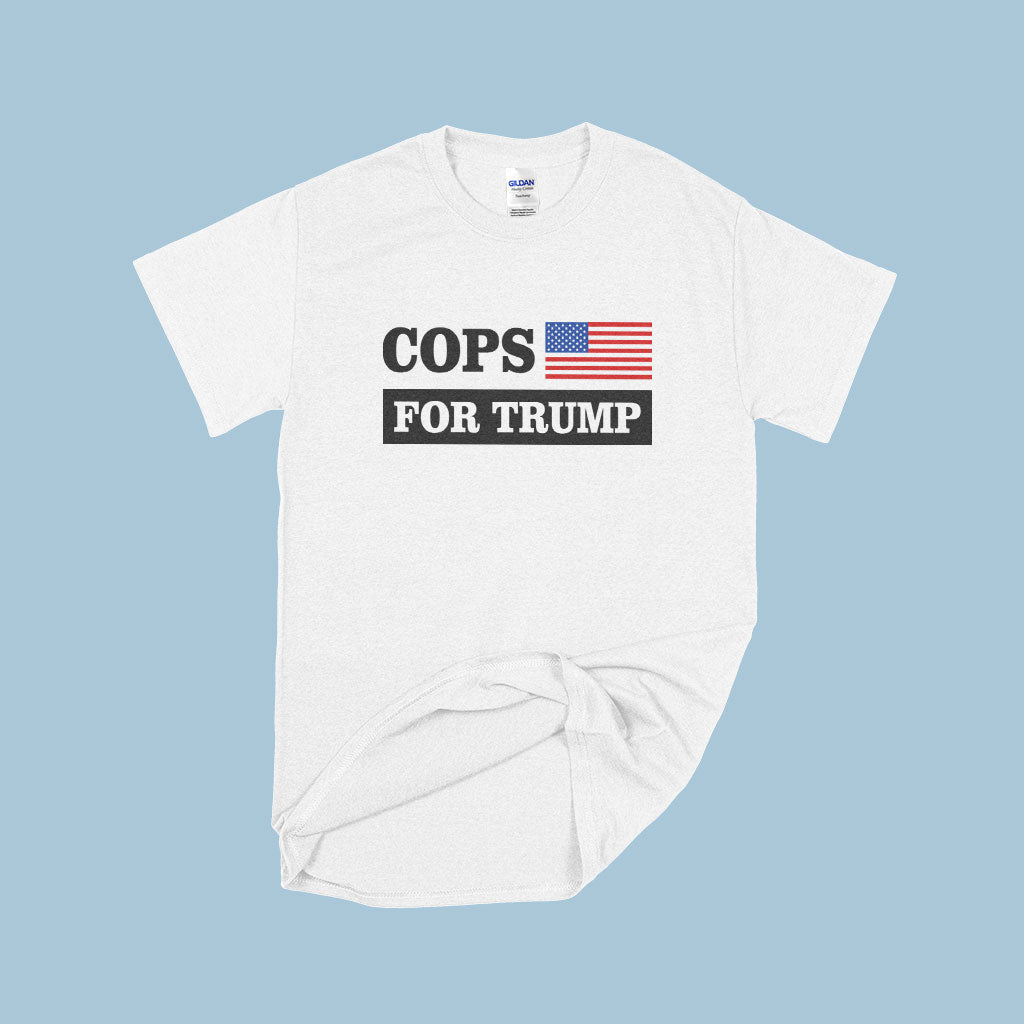 Men's Cops for Trump T-Shirt - Pro Trump T-Shirts