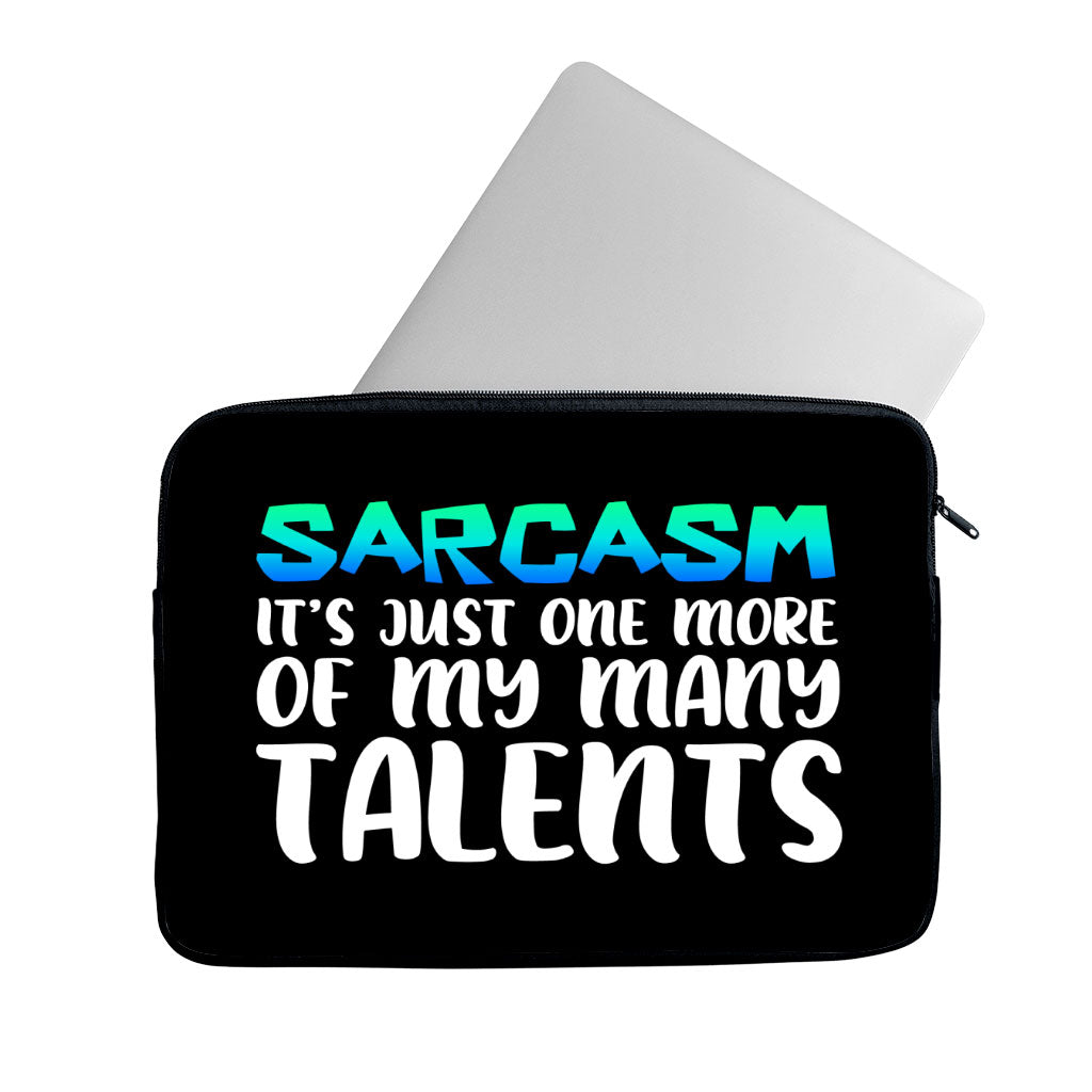 Sarcasm MacBook Pro 14" Sleeve - Funny Laptop Sleeve - Printed MacBook Sleeve