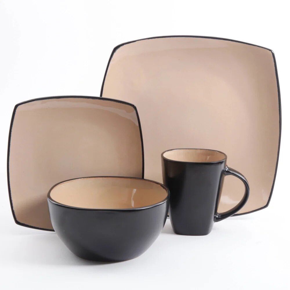 Modern Square 16-Piece Dinnerware Set