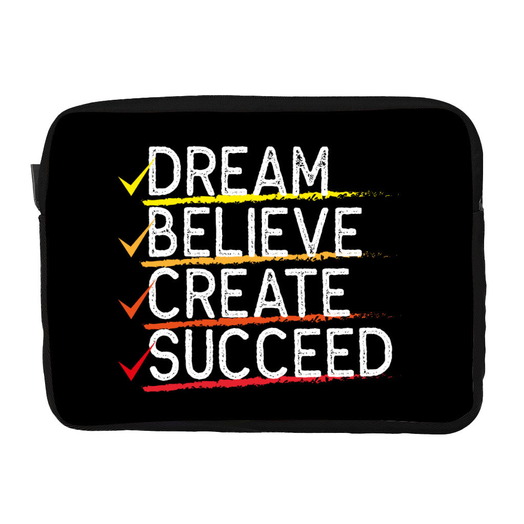 Motivational Dell 16" Two-Sided Sleeve - Best Design Laptop Sleeve - Cool Laptop Sleeve with Zipper