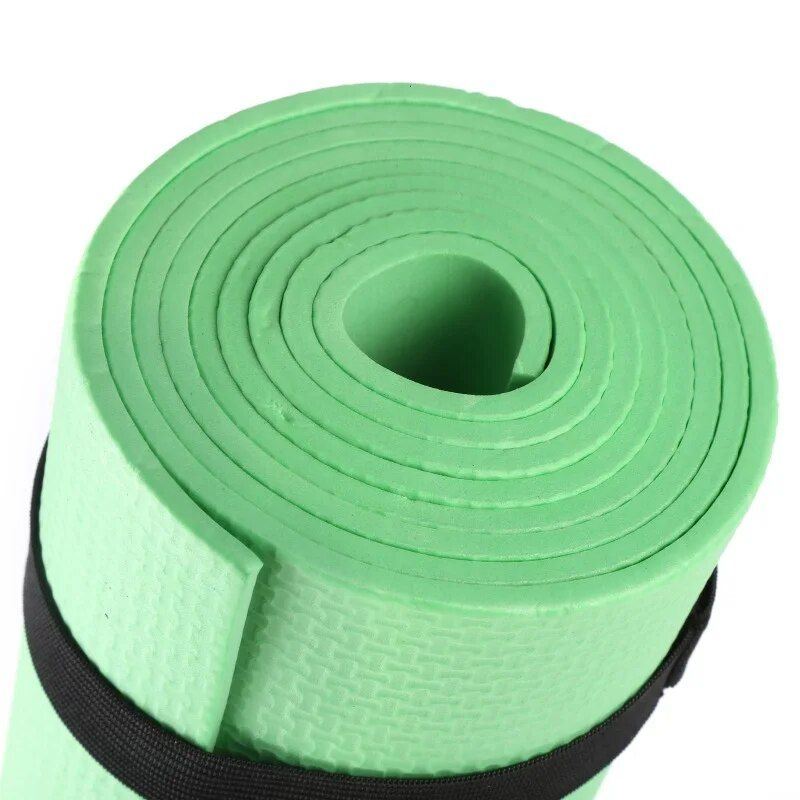 Eco-Friendly EVA Yoga Mat - Anti-Skid, Durable, 4mm Thick with Carrying Sling