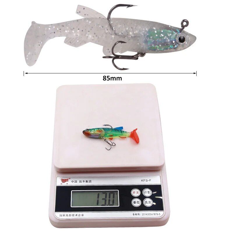 Versatile T-Tail Soft Lure 8.5cm