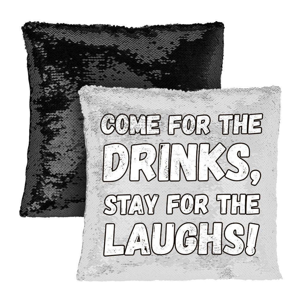 Funny Quote Sequin Pillow Case - Funny Saying Pillow Case - Cool Design Pillowcase