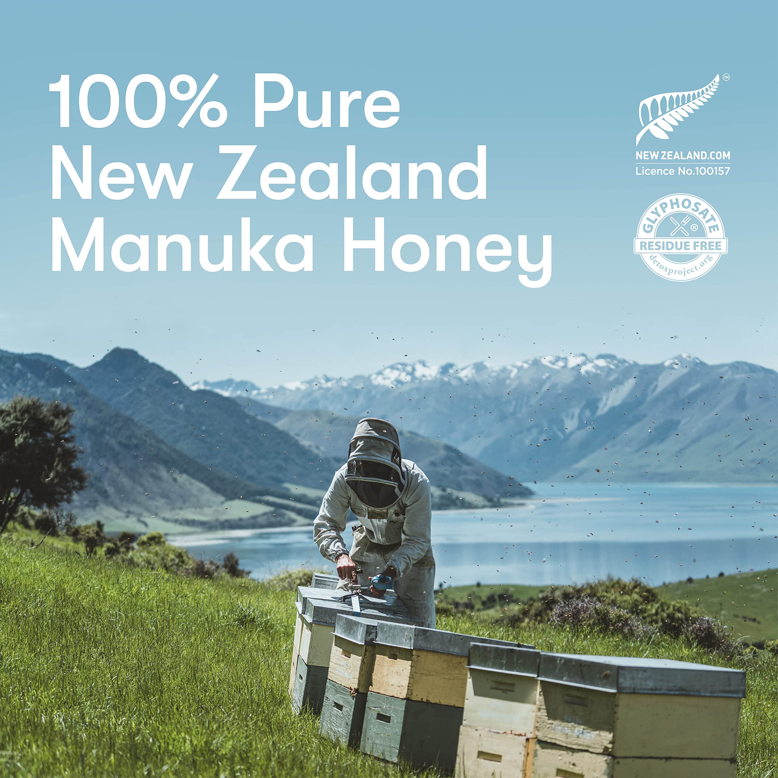 New Zealand Honey Co. Raw Manuka Honey UMF 28+ | MGO 1450+, UMF Certified / 4.4oz