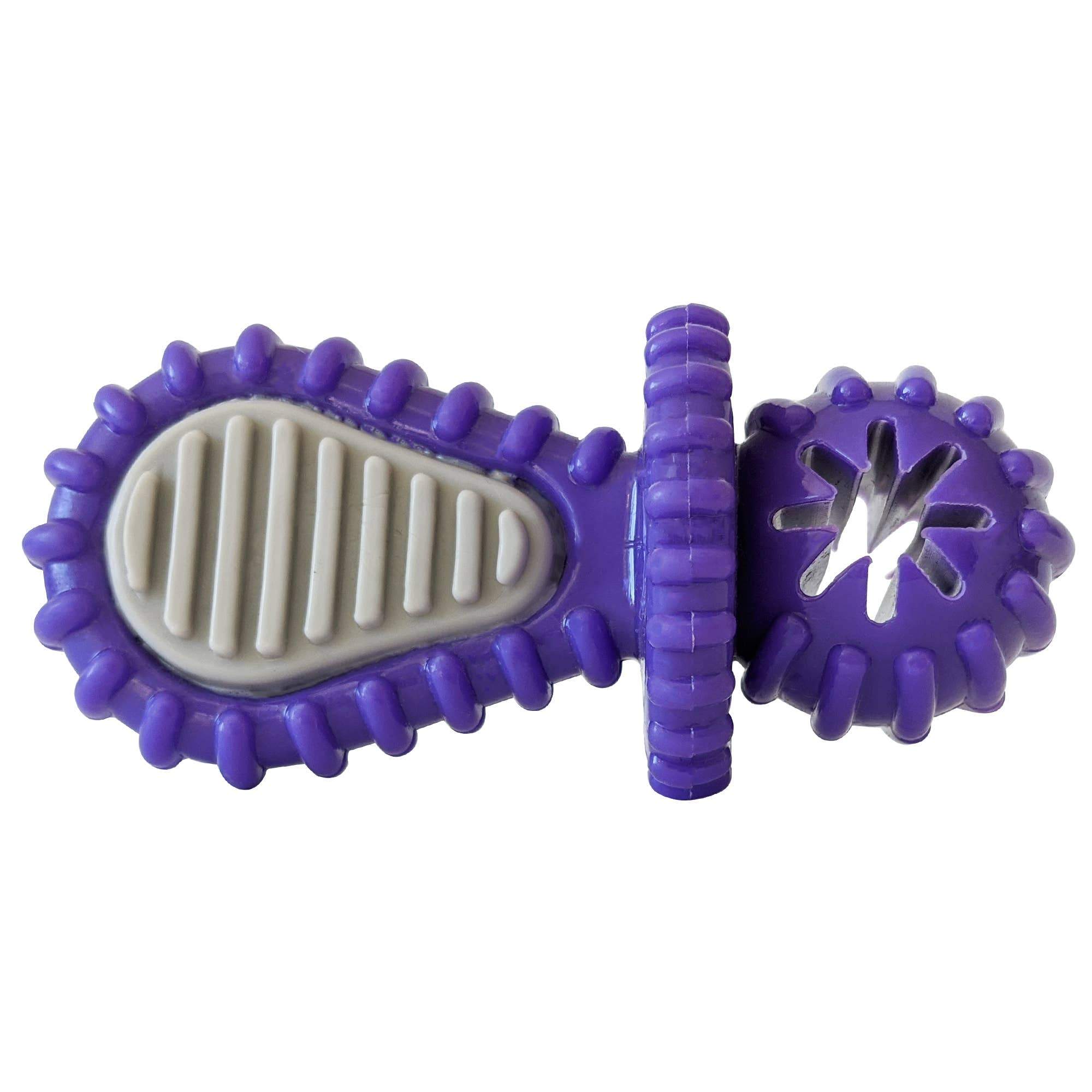 Dental Pacifier Dog Chew Toy - Purple | Amber Blackberry