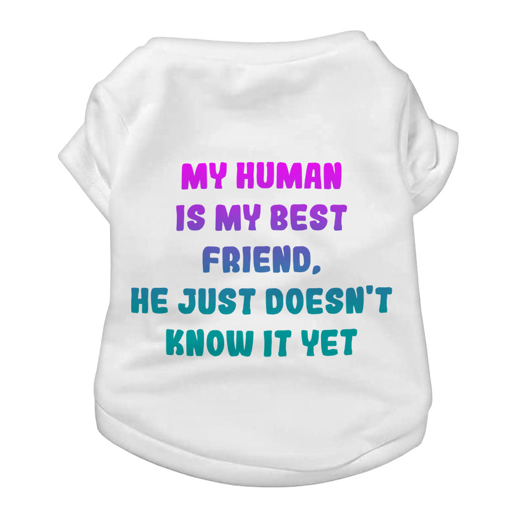 Cute Design Dog T-Shirt - Creative Dog Shirt - Quote Dog Clothing