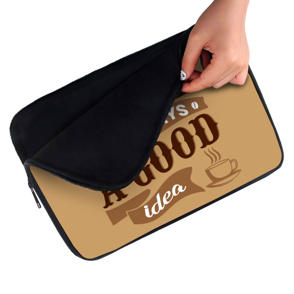 Coffee iPad Sleeve - Creative Tablet Sleeve - Themed Carrying Case