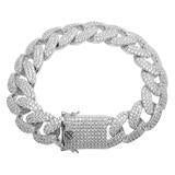 COLT 12MM Silver Cuban Bracelet | 9214751