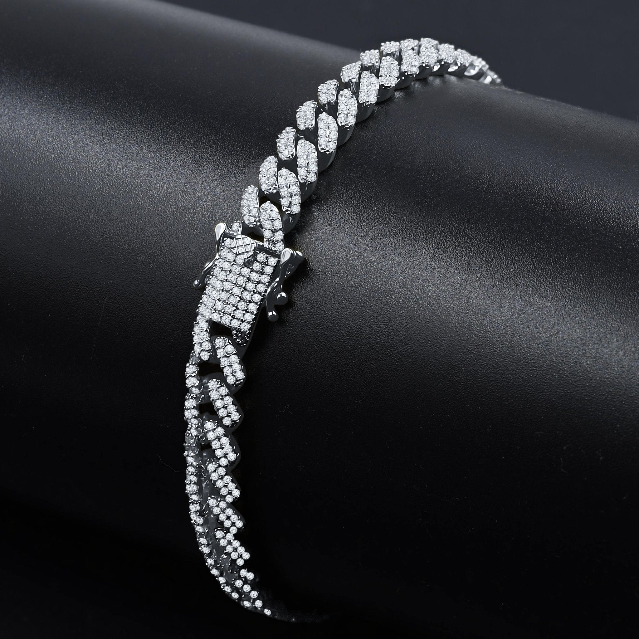 ANGUS 10 MM Silver Cuban Bracelet | 9214751