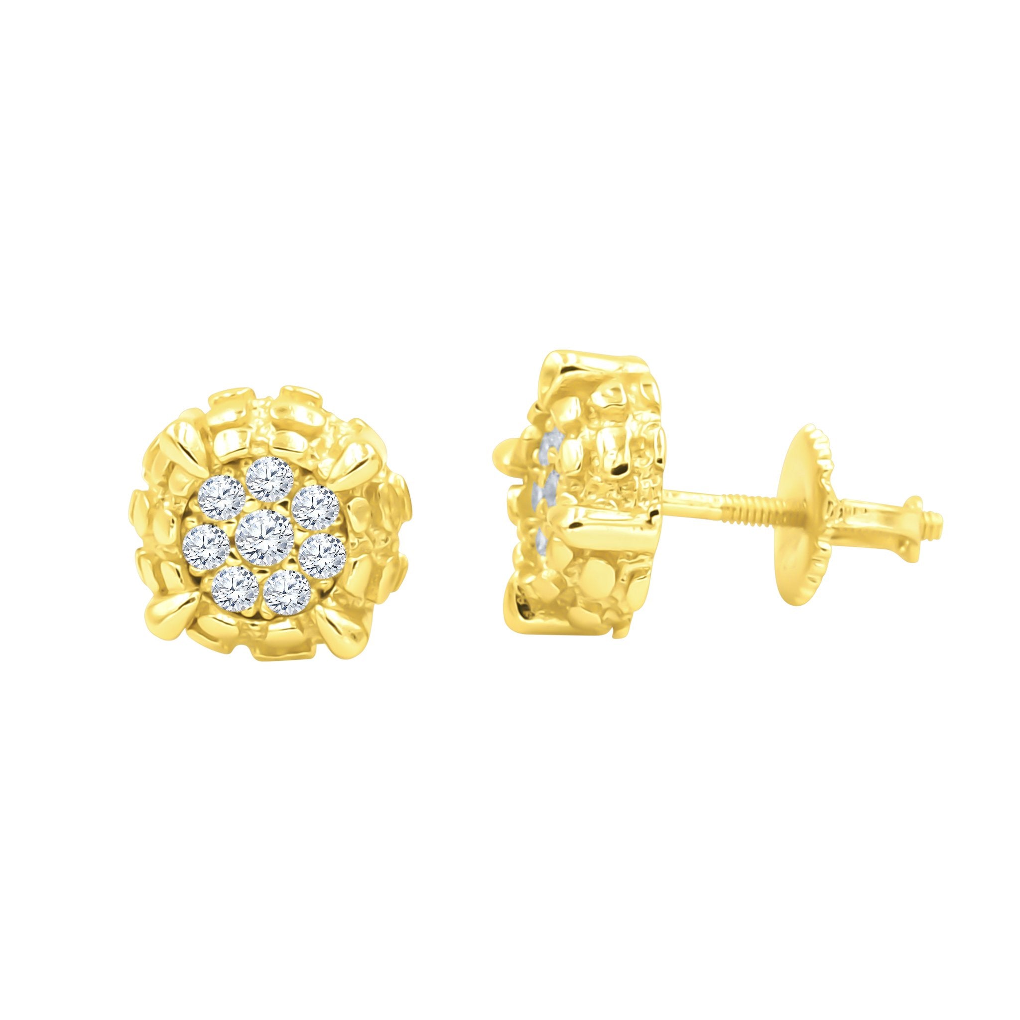 DIAMANTINE SILVER EAR STUDS I 9217792