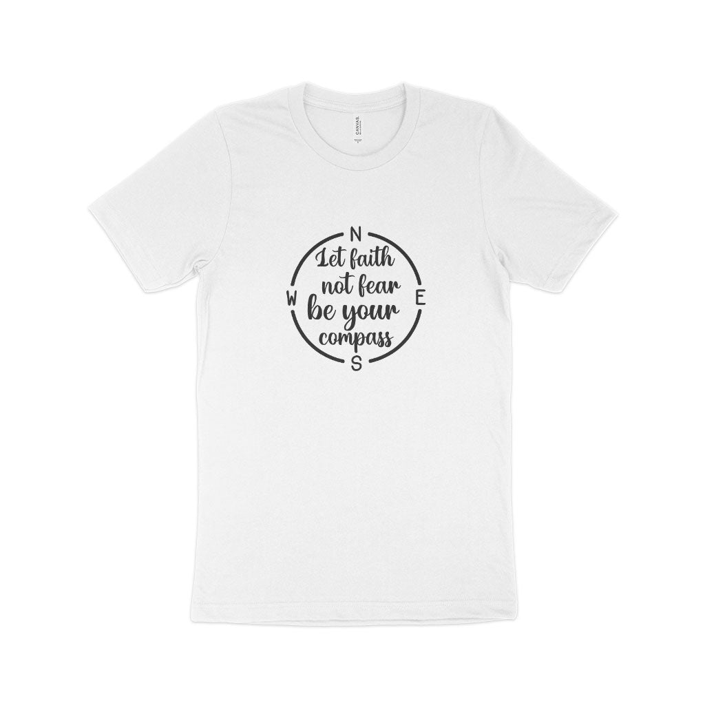 Let Faith Be Your Compass Unisex Jersey T-Shirt Made in USA