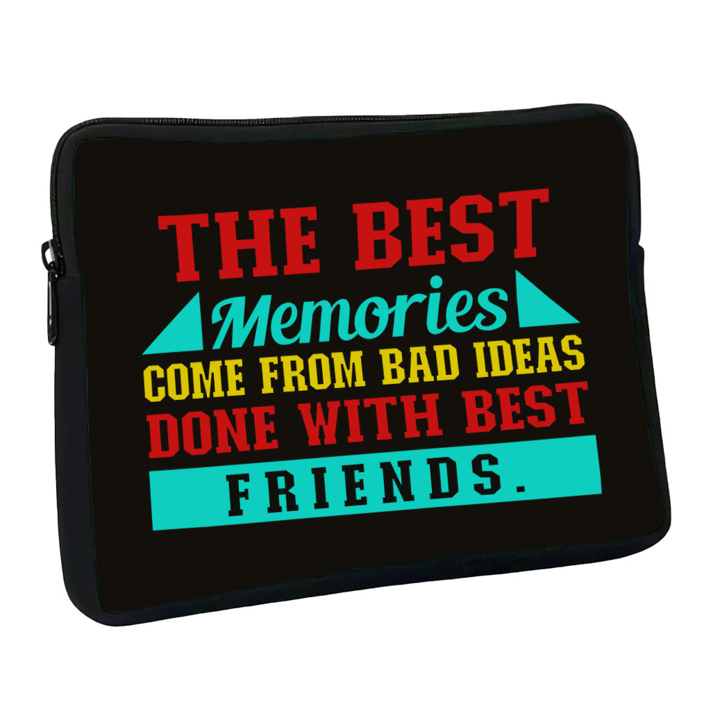 Best Friend Quotes MacBook Pro 16" Sleeve - Funny Design Laptop Sleeve - Graphic MacBook Sleeve