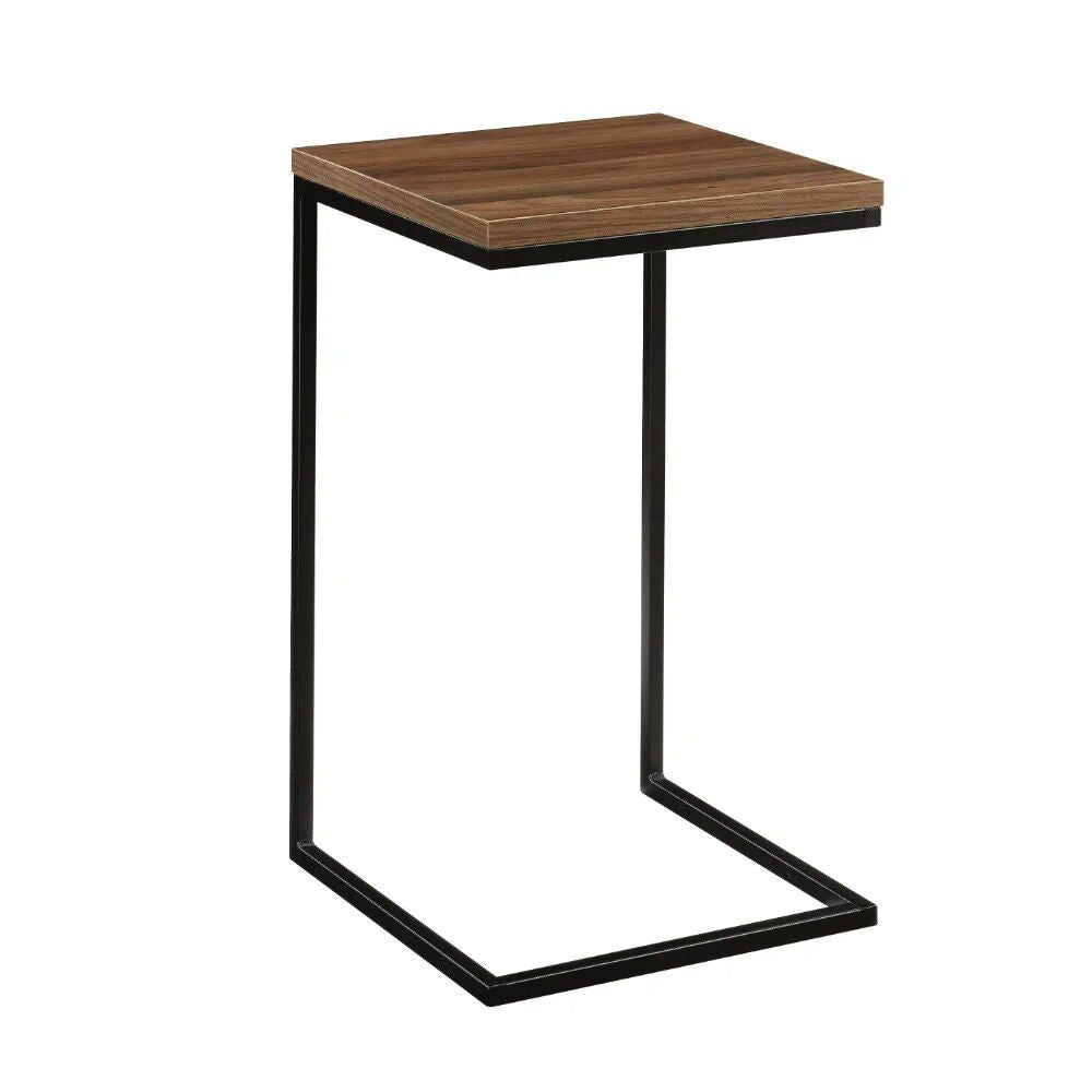 Space-Saving C-Shape End Table