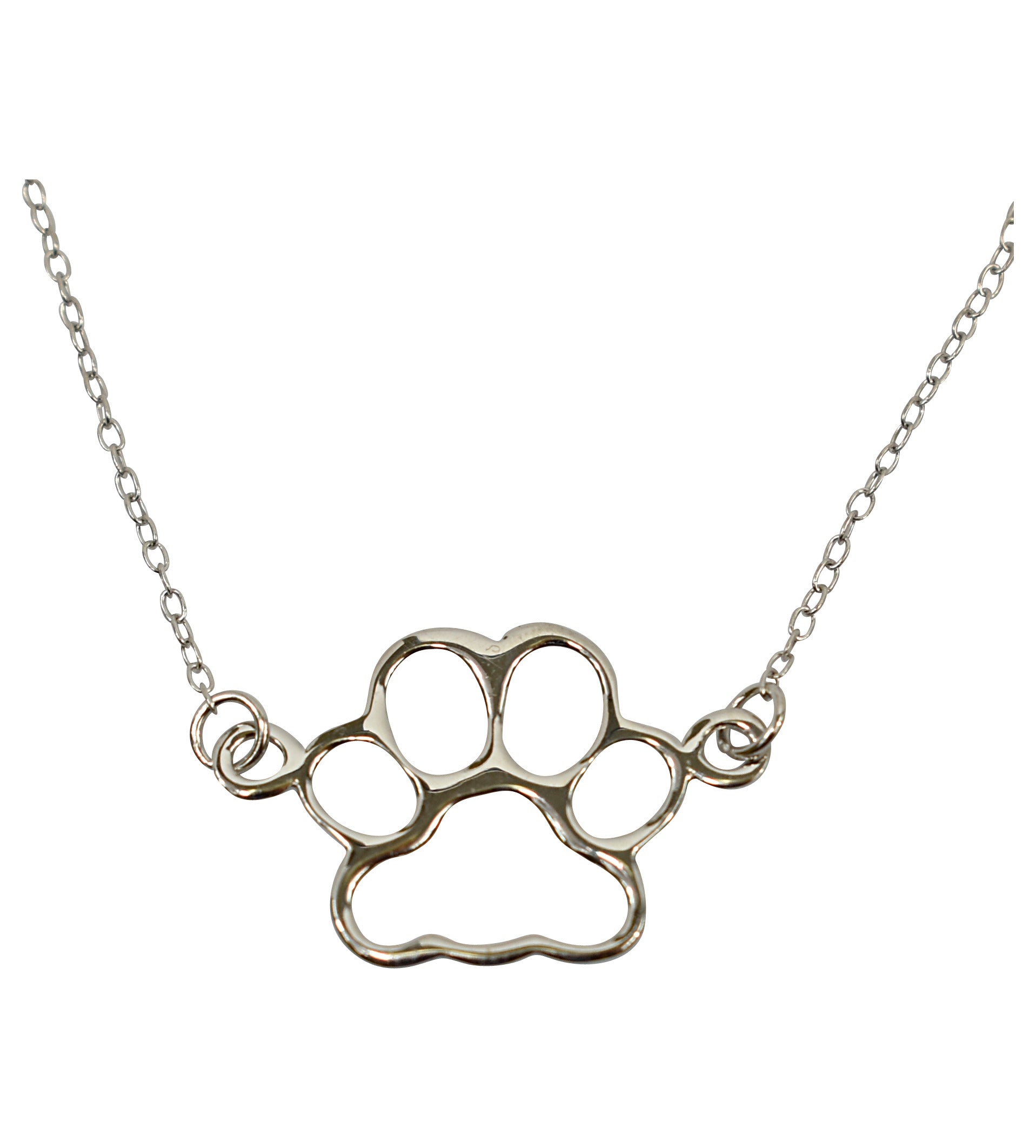 Sterling Silver Delicate Necklace - Paw | Blue Uranus