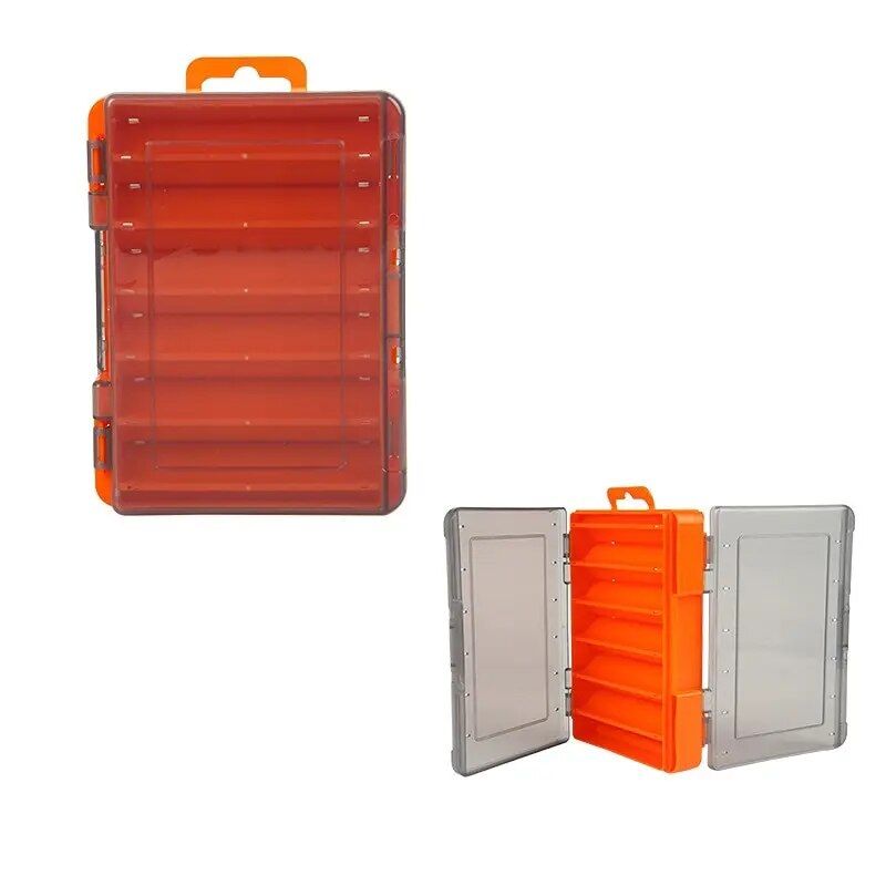 Double-Sided 12-Compartment Fishing Tackle Box: Durable, Multi-Functional Organizer for Anglers