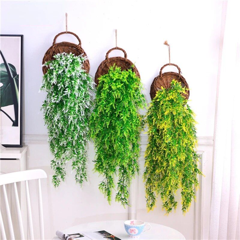 75cm Indoor/Outdoor Artificial Malt Grass Wall Flower Decor