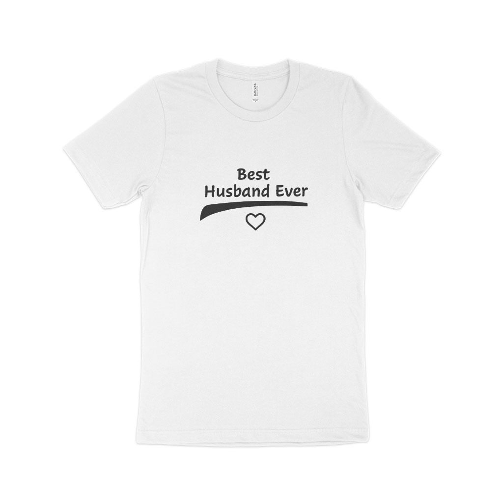 Best Husband Ever Men's Jersey T-Shirt Made in USA