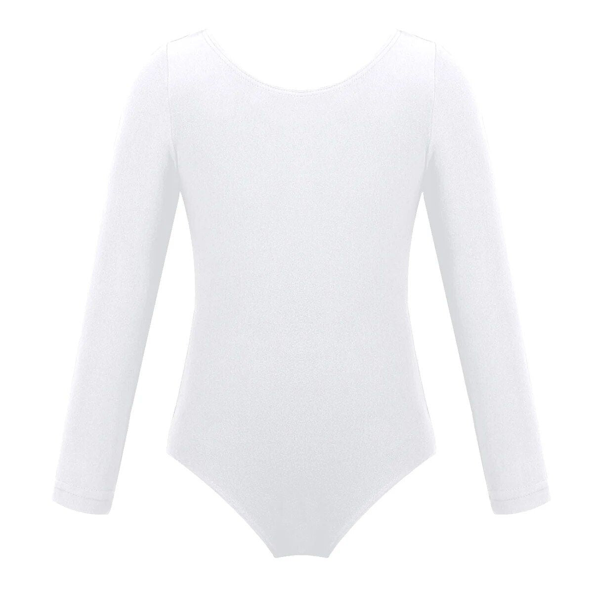 Girls Long Sleeve Ballet Leotard - Soft & Stretchy Dance Bodysuit for Gymnastics and Performance