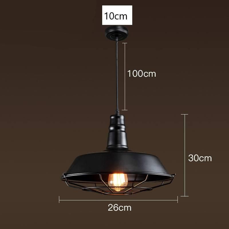 Retro Industrial Iron Pendant Light