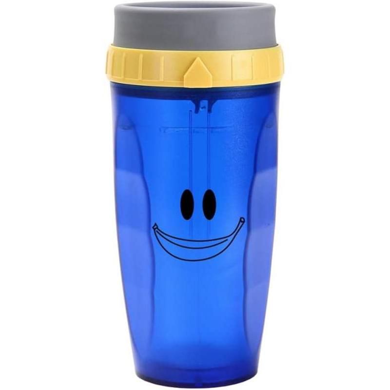 Twist & Sip Travel Mug: Non-Spill, Straw-Enabled, Double-Walled Portable Cup