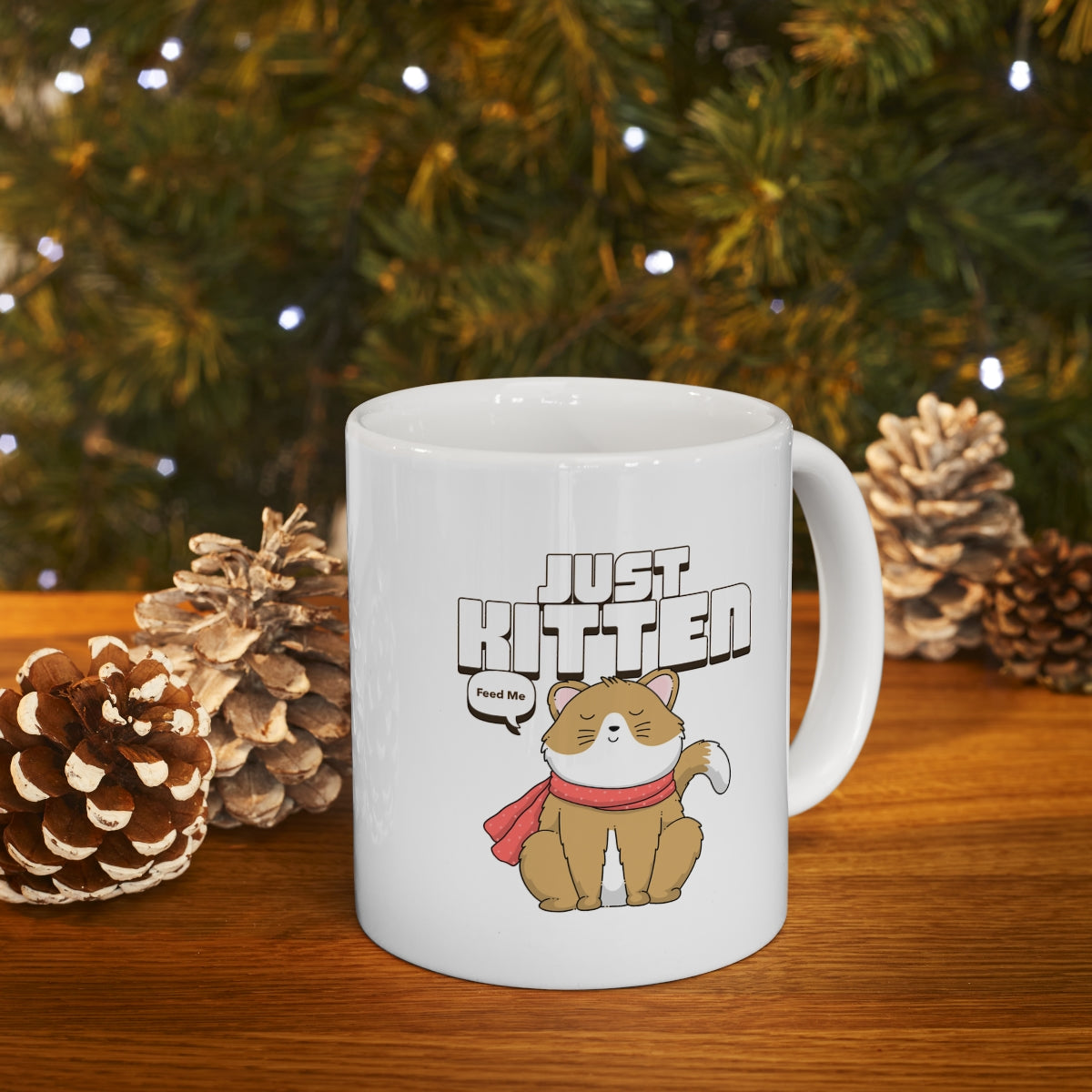 Just Kitten Cat Novelty Mug