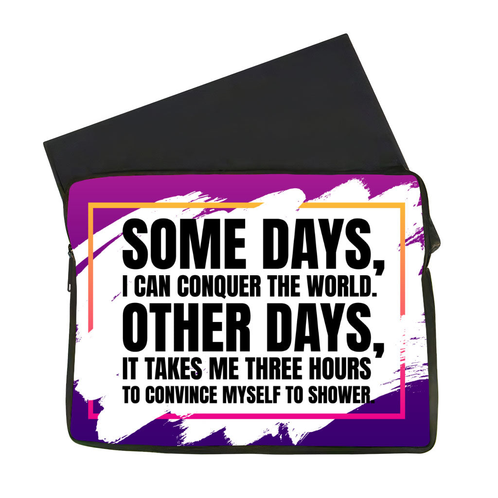 Funny Quote MacBook Air 14" Two-Sided Sleeve - Best Design Laptop Sleeve - Graphic MacBook Sleeve