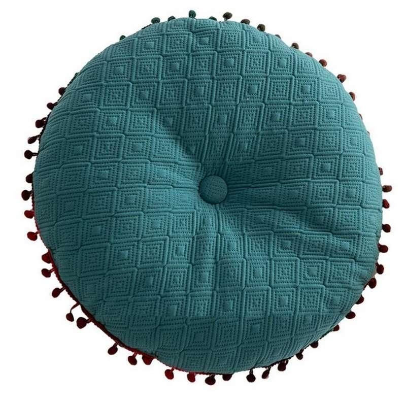 Round Tassel Throw Pillow