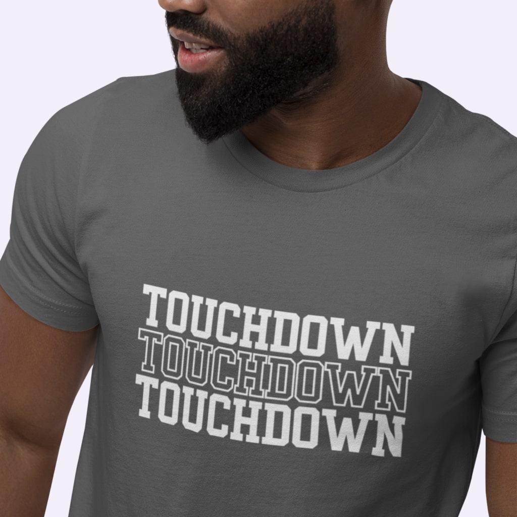 Touchdown Unisex Jersey T-Shirt Made in USA