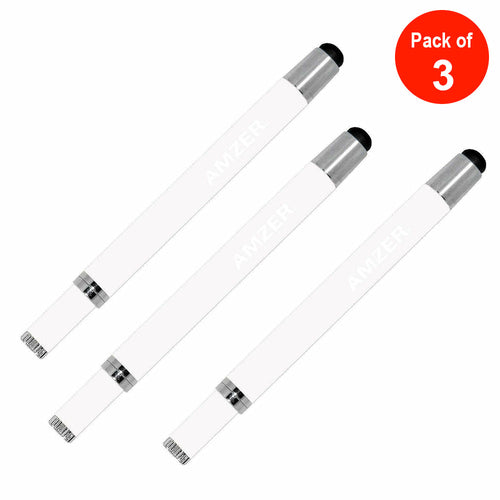 AMZER® Petite Dual Styli Pen™ - Pack of 3