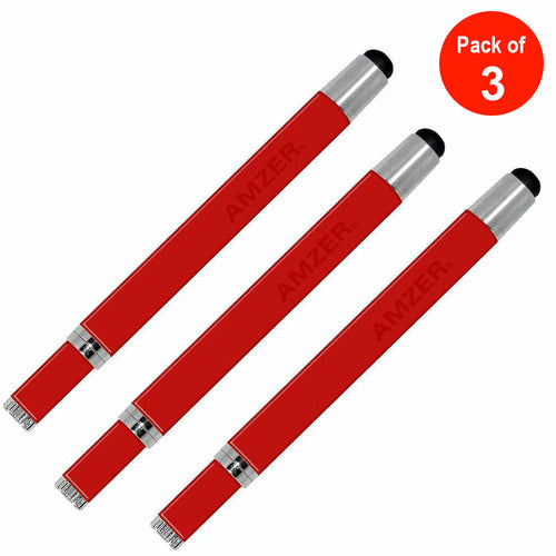 AMZER® Petite Dual Styli Pen™ - Pack of 3