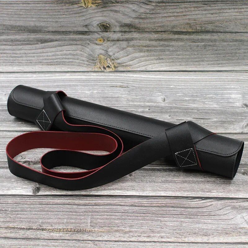 Portable Elastic Leather Yoga Mat Strap - Simplify Your Workout Routine