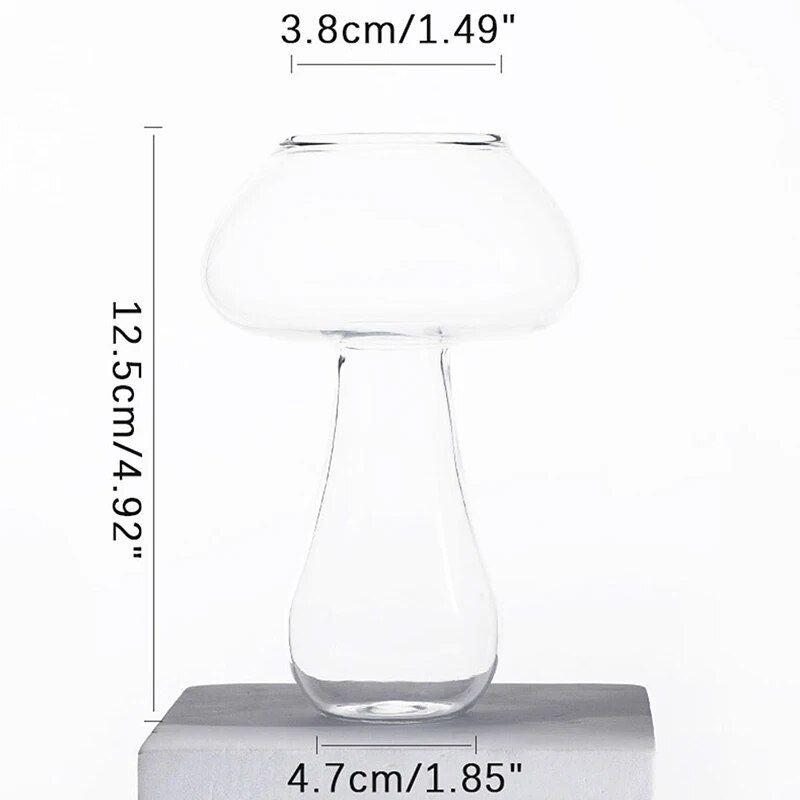 Enchanting Mushroom Cocktail Glass - 260ml Novelty Drinkware for Parties and Events