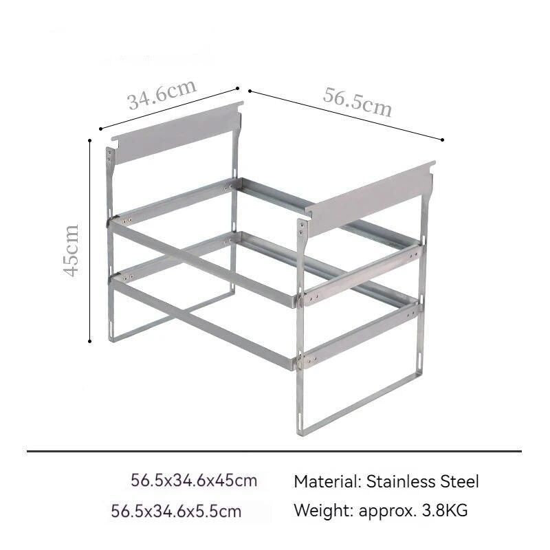 Stainless Steel Dual Hanging Rack for Outdoor IGT Tables