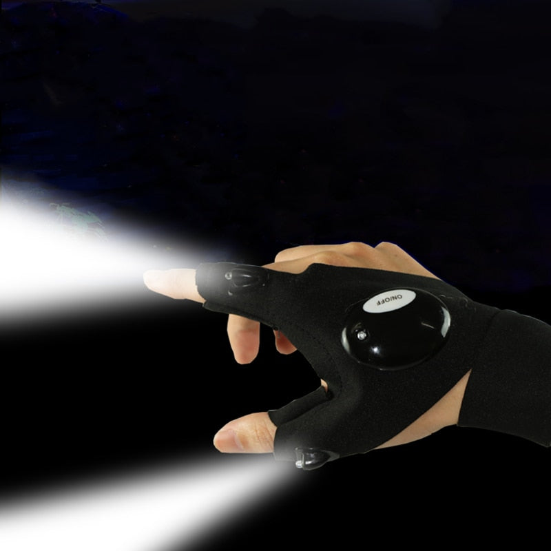 Waterproof LED Light Work Gloves Set (Left and Right)