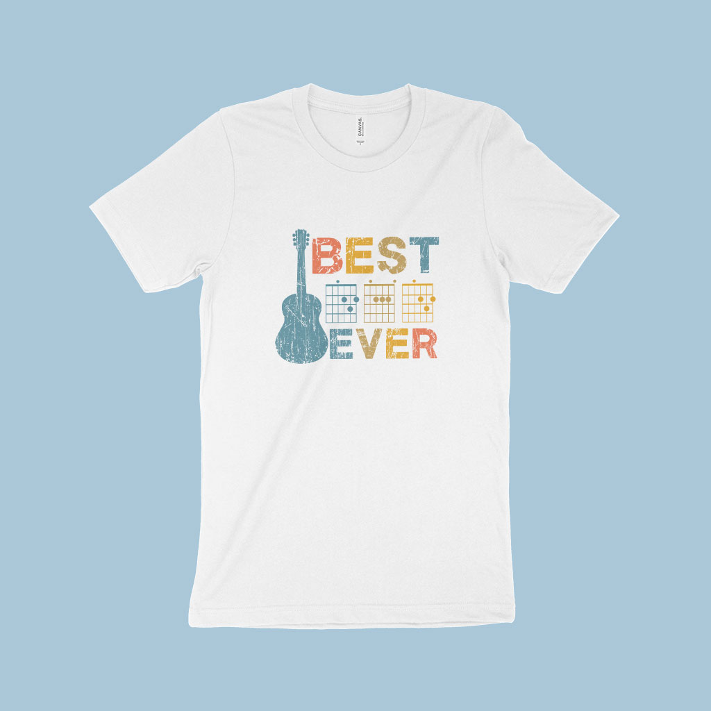 Best Dad Ever Men's Jersey T-Shirt Made in USA