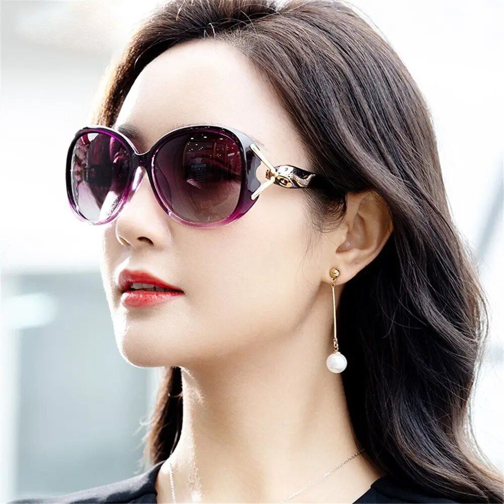 Chic Vintage Oversized Polarized Sunglasses