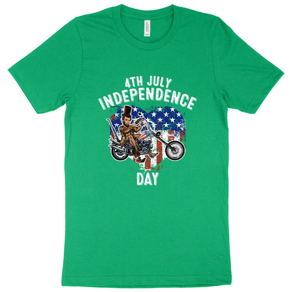 Heather Independence Day T-Shirt - Patriotic T-Shirts - Independence Day T-Shirt for Men