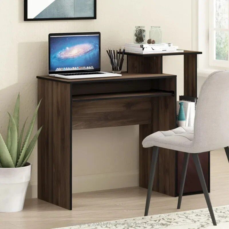 Compact Home Office Computer Desk with Storage Bin