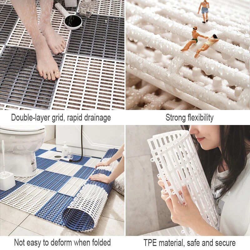 Modern Non-slip Splicing Bath Mat