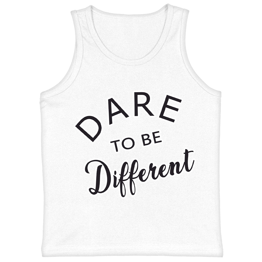 Dare to Be Different Kids' Jersey Tank - Cool Sleeveless T-Shirt - Graphic Kids' Tank Top