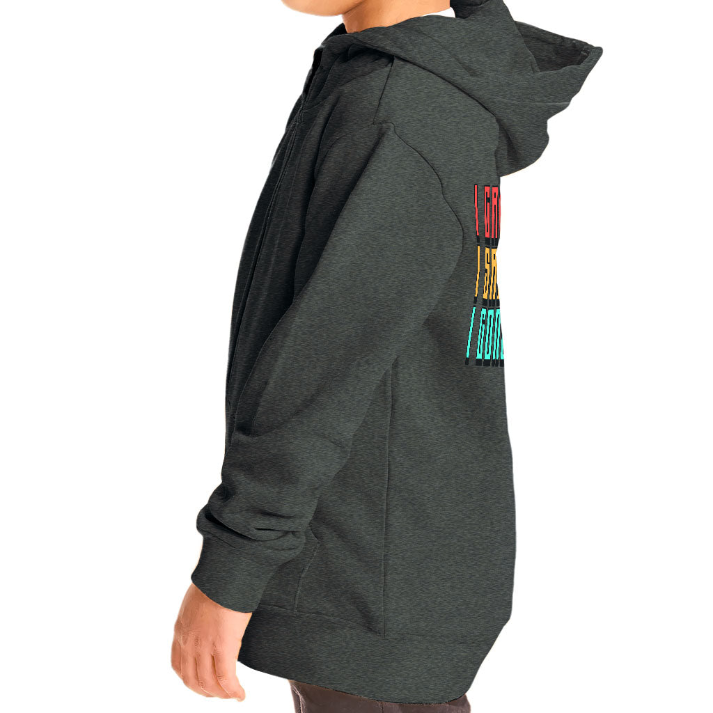 I Came I Saw I Conquered Toddler Full-Zip Hoodie - Cool Toddler Hoodie - Best Selling Kids' Hoodie