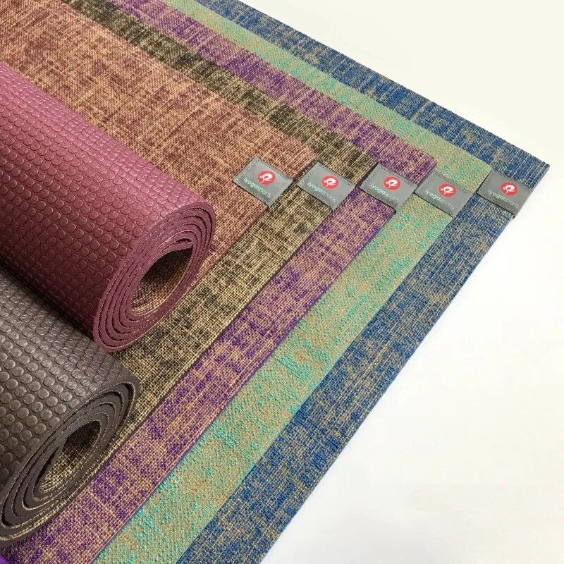 Eco-Friendly Natural Jute Yoga Mat 183x61x0.5cm - Non-Slip, Durable Fitness Mat