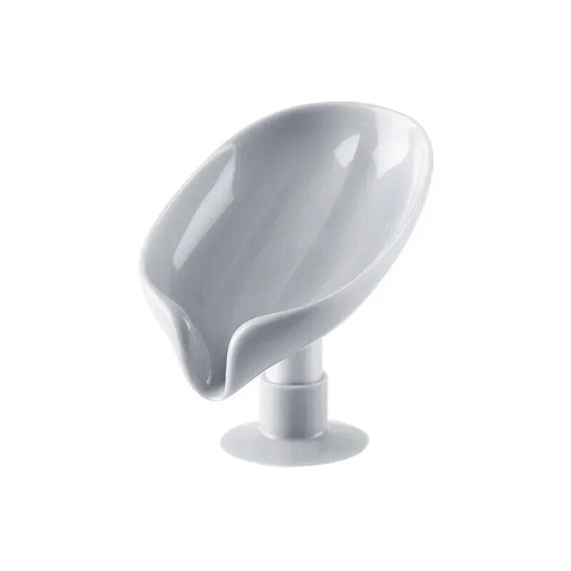 Leaf-Shaped Soap Holder with Suction Cup