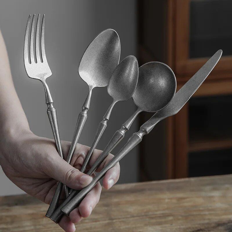 Elegant 304 Stainless Steel Cutlery Set